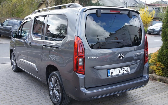 Toyota Proace City Verso cena 143900 przebieg: 31000, rok produkcji 2023 z Kępice małe 497